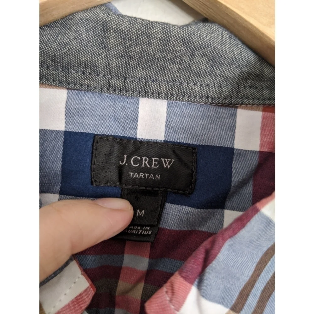 J. Crew Tartan Plaid Long Sleeve Button Up Shirt